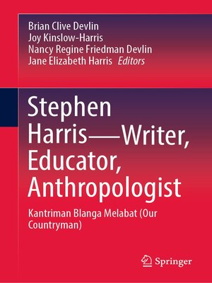 cover image of Stephen Harris—Writer, Educator, Anthropologist